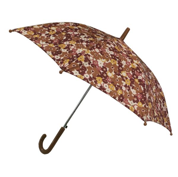 As crianças cor-de-rosa bonitas de aço da cópia floral do eixo de Chrome comprimem o guarda-chuva
