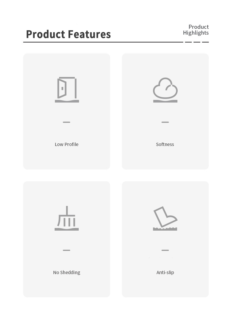 КУЧИНСКИЙ МАТ Вневодные и нескользящие ковры из ПВХ для предотвращения усталости на кухнях