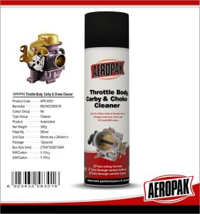 High Efficiency Carb And Choke Cleaner 450ml For Removing Greasy Dirt / Gum
