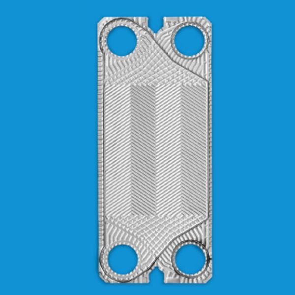 Semi-welded plate heat exchanger for heating and corrosive medium cooling