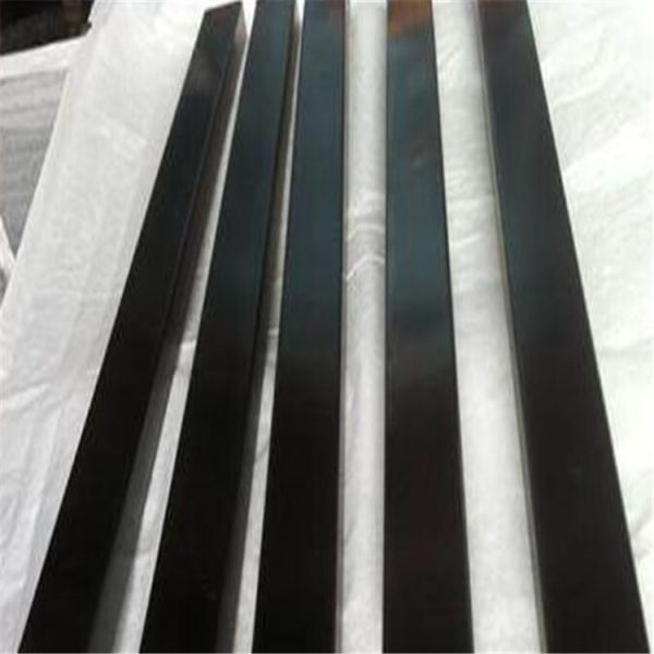 Black Titanium Stainless Steel Tubing 2mm / 4mm Thickness Rectangular Durable