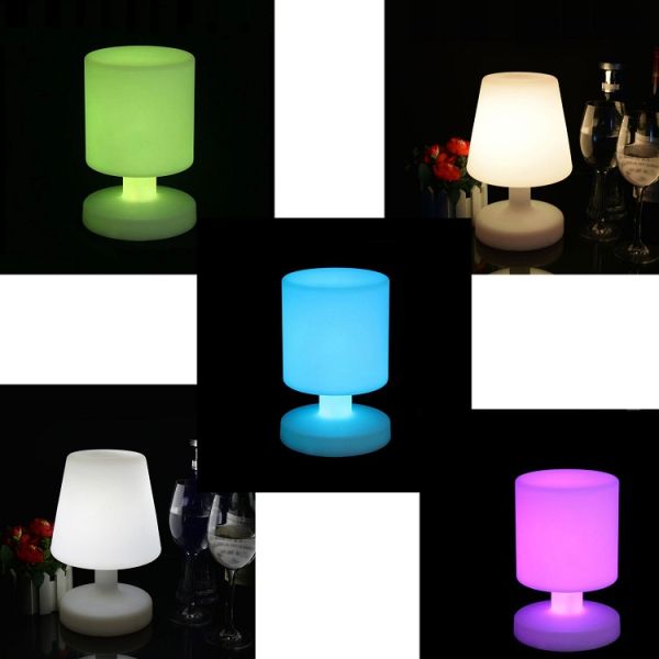 Creative Plastic LED Night Light Lamp 5000K Rechargeable For Bedroom