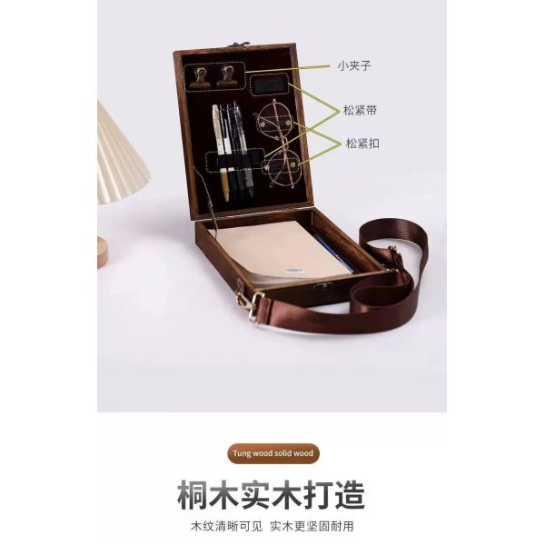 Custom Order Paulownia Wood Multi-Function Painting Box with Storage Competitive Pric