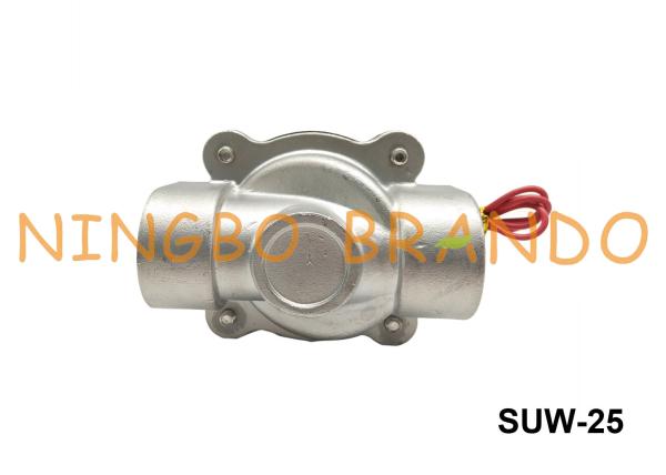 UNID datilografa 2S250-25 SUW-25 1 diafragma de aço inoxidável do corpo NBR a válvula de solenoide normalmente fechada AC220V DC24V