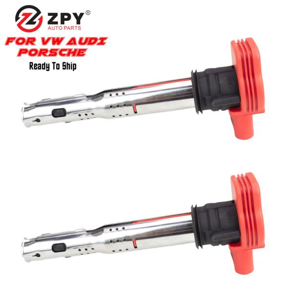 ZPY Pack de bobines d'allumage de 4 pour Audi A4 A6 Q7 R8 S4 S5 TT Volkswagen Passat Golf GTI 06E905115A 06E905115C 06E905115E