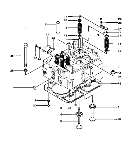 6127414113 6127-41-4113 Pièces de moteur pour excavatrice à soupape d'admission pour KOMATSU S6D155