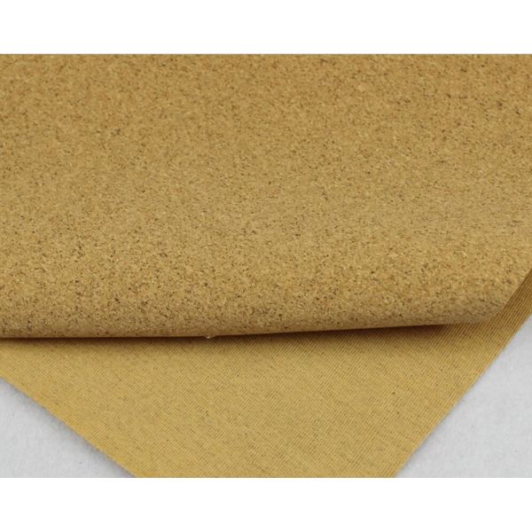 Popular 1.35m Width Mico-Granules Nature Cork Leather by Yard Color for Handag Making