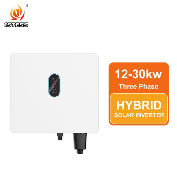High Voltage IP66 Three Phase Hybrid Inverter 120V-800V 15kw 20kw 25kw 30kw Solar Inverter MPPT On/Off Grid 12kw Solar Inverter