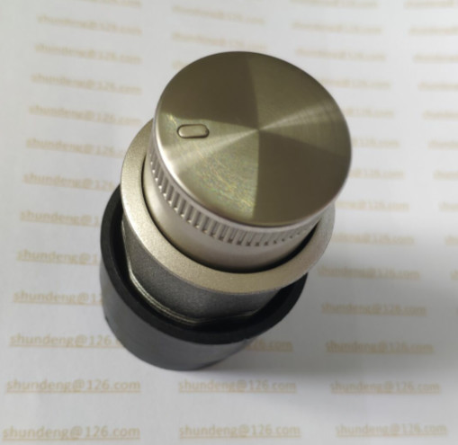 Metal champagne knob  knob, can silver  knob  Rotary knob Pop-up knob Three gears switch OVEN SWITCH knob Metal knob