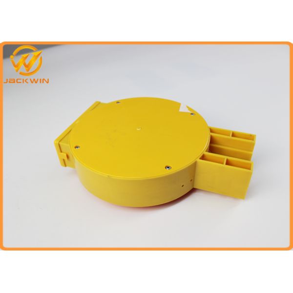 High Brightness Battery LED Orange Traffic Warning Lights For Construction Sites