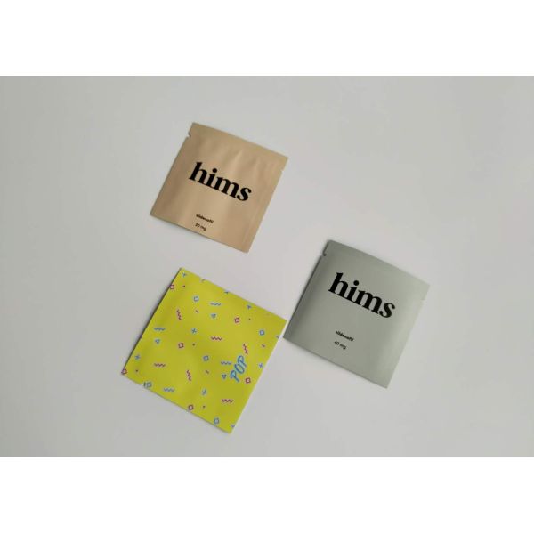 3 мешка бортовых уплотнения пластиковых упаковывая алюминиевую сумку отжатого порошка витамина