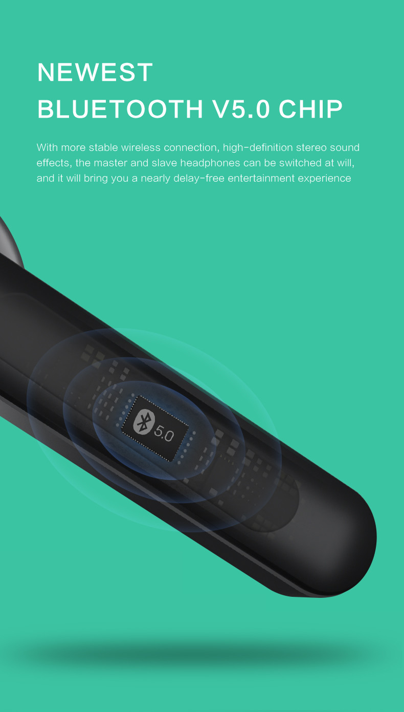 Шум отменяя шлемофон наушника TWS V4.1 EDR беспроводной Bluetooth в ухе