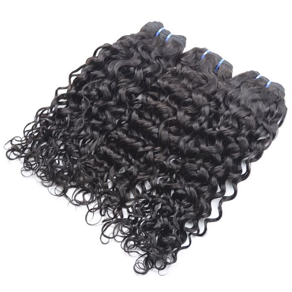 Soft Unprocessed Cuticle Aligned Hair Brazilian Water Wave Shedding Free