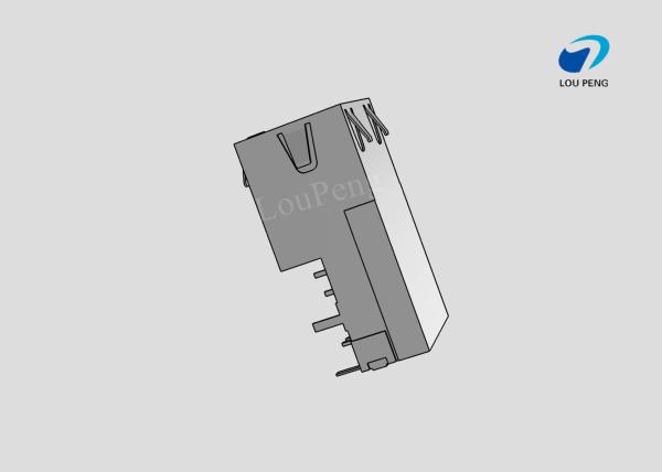 RJ45 Connectors, RJ45, Single Port, Port Matrix Configuration 1 x 1, RJ Type Jacks & Plugs