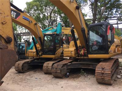 24T weight Used Crawler Excavator Caterpillar 324D C7 engine with Original Paint