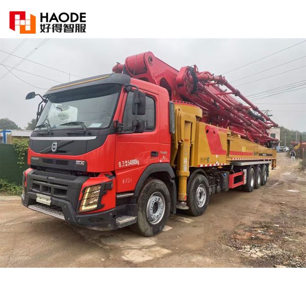 2021 Second Hand Sym5540thbv Sany 68 Meter Concrete Pump Truck 62m 63m 68m Boom Pumping Machine Putzmeister Pumps