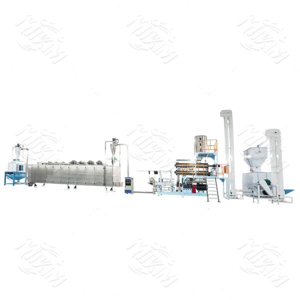 Machine de flottement d'extrudeuse d'alimentation de poissons d'extrudeuse automatique continue d'aliment pour animaux familiers avec la double vis