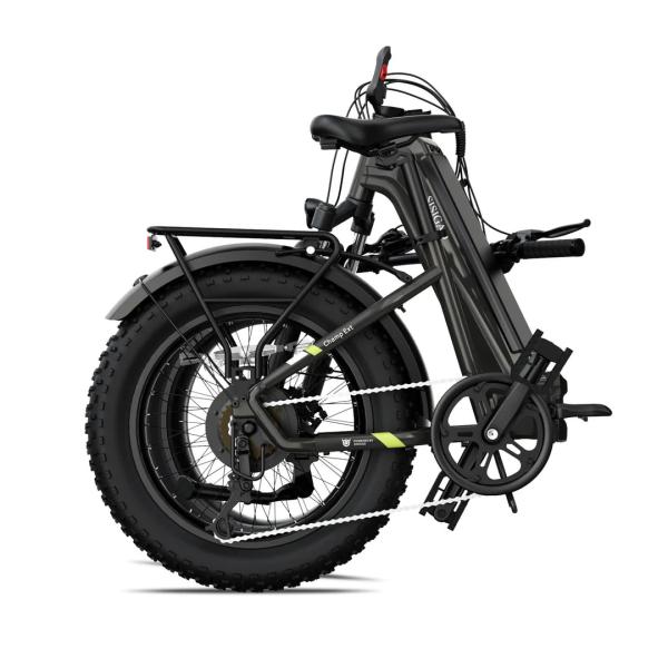 Electric Folding Bike 48V 750W 20x4.0 Fat Tire E-bike Lockable Suspension  Urban Foldable Bicycle
