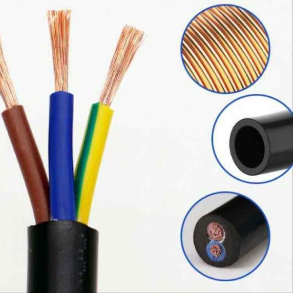 Cable con cubierta de PVC y aislamiento de PVC para uso doméstico 300V/500V CCC, Norma IEC