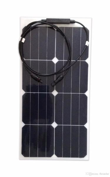 High Efficiency Flexible PV Solar Panels , Grade A 25W Flexible Solar Panels