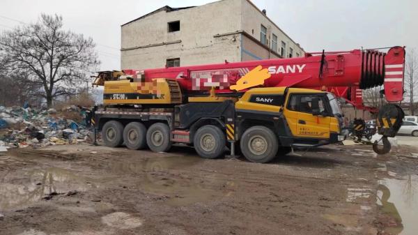 STC1000S 5 Shaft Number S 100 Tons Large Truck Crane Mobile Crane Produced From 2017