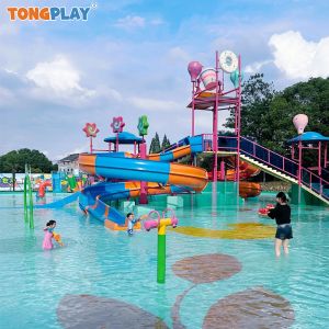 Indoor/Outdoor Fiberglass Water Slide for Home Children's Steel Swimming Pool Water Toy for Residential Water Games