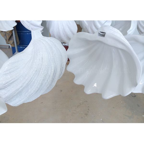 L'affichage de fibre de verre étaye la fibre de verre blanche surdimensionnée