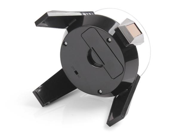 ABS Advertising Solar Display Stand Tray 90mm With 360° Rotation