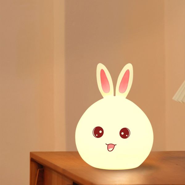 Белое, мягкое, крошечное ночное освещение, водонепроницаемое, 16 цветов, милые дети, ночное освещение.