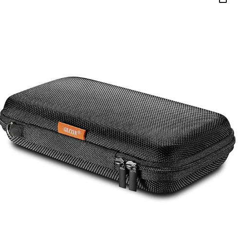 Small Hard Carrying Case, Portable Tech Organizer Pouch | Universal Storage Bag for Cable, Cord, MP3, Card, Car Key, Cash, SD Card, Tech Accessories, Zipper