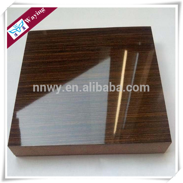 E0 Melamine High Gloss Uv Mdf Board 1220*2440mm For Decoration