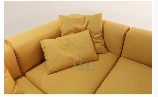 Luxury Modern Style Living Furniture Fabric Sectional Sofa Sets