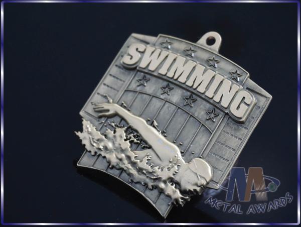 Antique Gold Plating Custom Engraved Medals Personalised Medallions For Sports