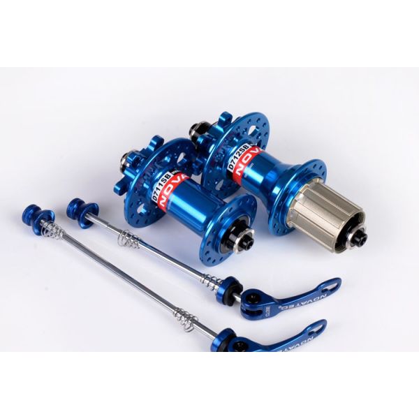 Novatec Hub D711SB D712SB ultra-light disc brake bearing MTB mountain bike hubs 28h 32h Red Black color with Skewers