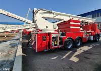 distância entre o eixo dianteira e traseira de combate ao fogo da movimentação 4500mm do veículo 6x4 da plataforma da escada 435Hp aérea