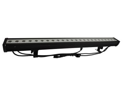 Colorful Two Deck RGB LED Wall Washer / Dmx Control Linear Bar Light 24PCS 10W