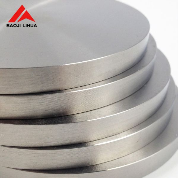 Ultrasonic Testing Titanium Target Gr5 Gr9 Gr12 Dia 3'' 4'' Corrosion Resistant