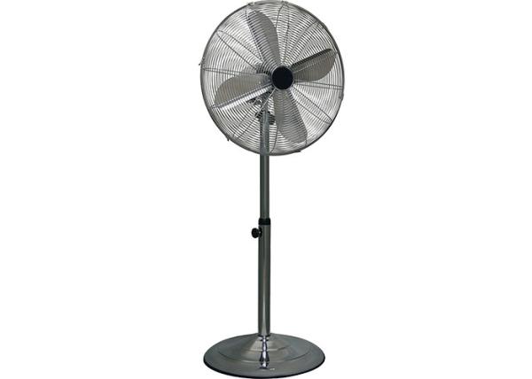 Outdoor Retro Pedestal Metal Fan Nickel Finish / Vintage Looking Floor Fans