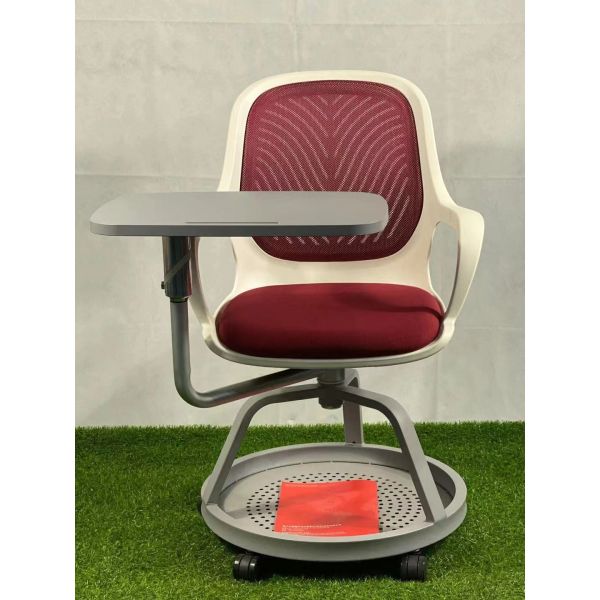 School Lecture Training Room Chairs Revolving With Bookstore