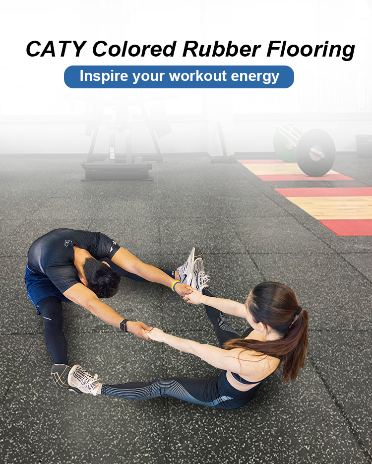 Customized Premium Rubber Tile with EPDM and SBR Materials - Offering Safe and Comfortable Fitness Training Experience
