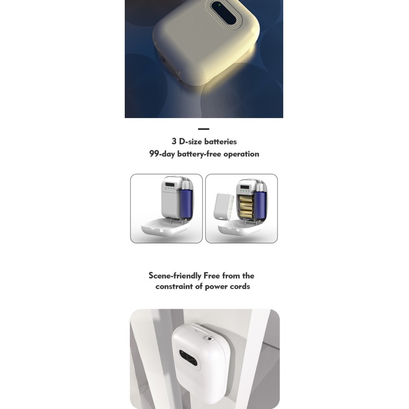 2.5W 5V Commercial Mini Fragrance Oil Diffuser 180ML Wall Mounted Electric Scent Diffuser Machine Smart Aroma Diffuser