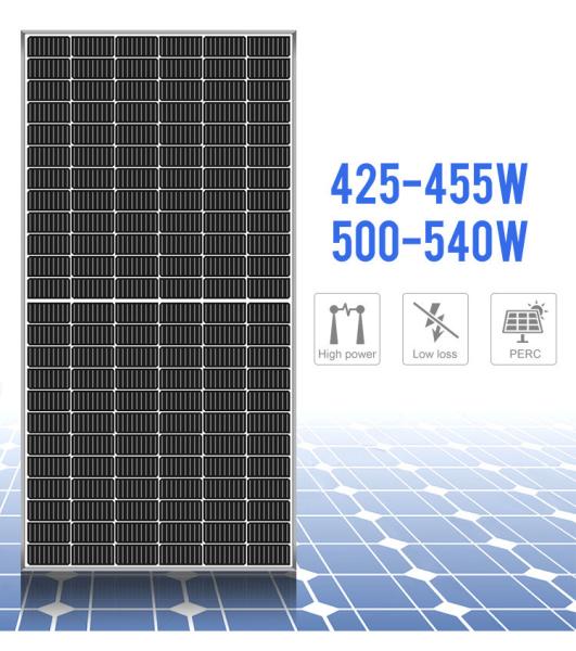 Bifacial Mono Solar Panel PV Module 400W 500W 550W 156mm*156mm Cell