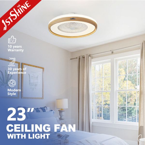 23 pulgadas / OEM Modern Design LED ventilador de techo con motor de corriente continua y control remoto