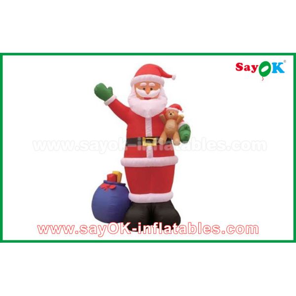 210 D Oxfor Cloth Christmas Snowman Inflatable Holiday Decorations customized