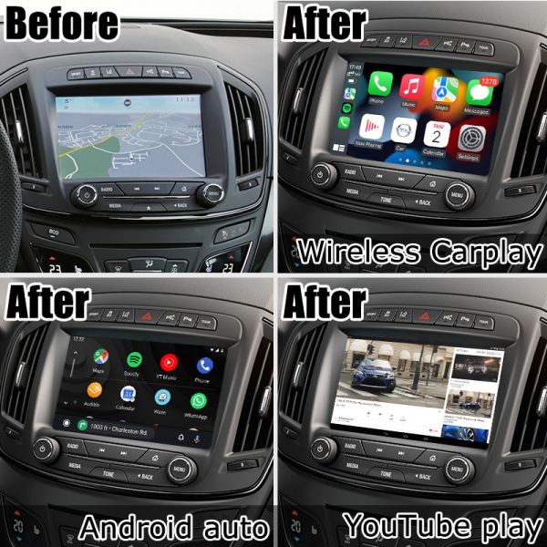 Коробка андроида Carplay андроида 9,0 автоматическая для интерфейса Buick Regal Insignia Opel Vauxhall видео-