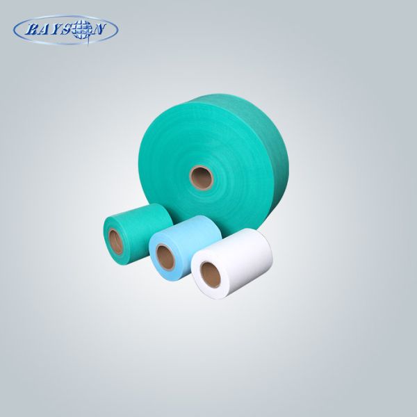 tela no tejida suave 25gr 175m m 195m m de los PP Spunbond del material de la máscara 3Ply