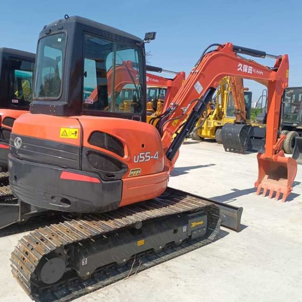 Used Kubota Mini Excavator U55-4 0.16m3 Bucket Capacity Original Excavator Machinery