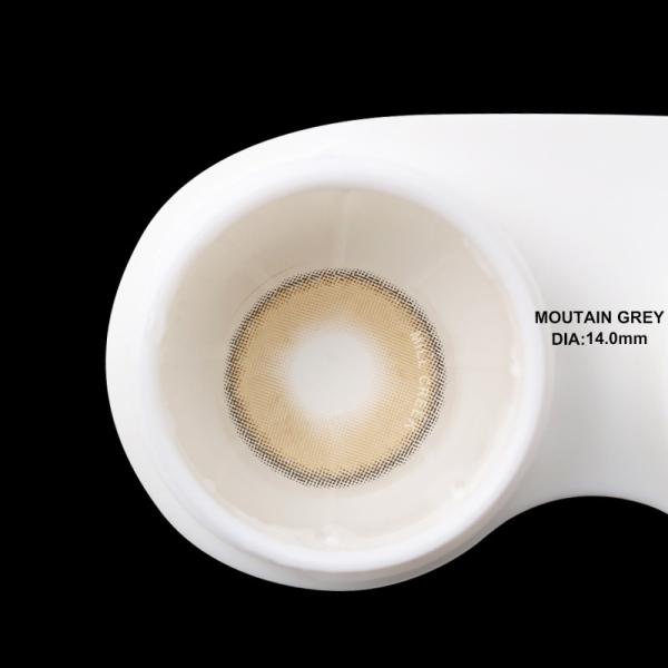 Mountain Gray Color Contact Lens Cycle Eye Contacts Cosmetic Lens Size 14mm