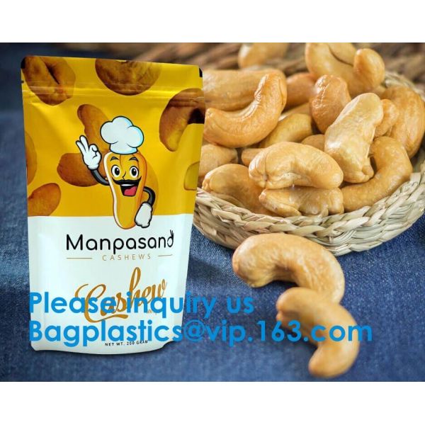 Standing Up Aluminum Zipper Packaging Pouch Bag For Dried Food,Standing Up Aluminum Zipper Packaging Pouch Bag For Dried