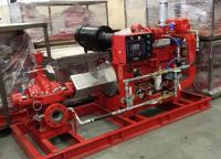 Bomba de fogo movida a motor elétrica do caso rachado com o controlador Transfer Switch do motor 2000GPM 171PSI NMFIRE Tornatech de Techtop